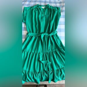 Green summer dress
